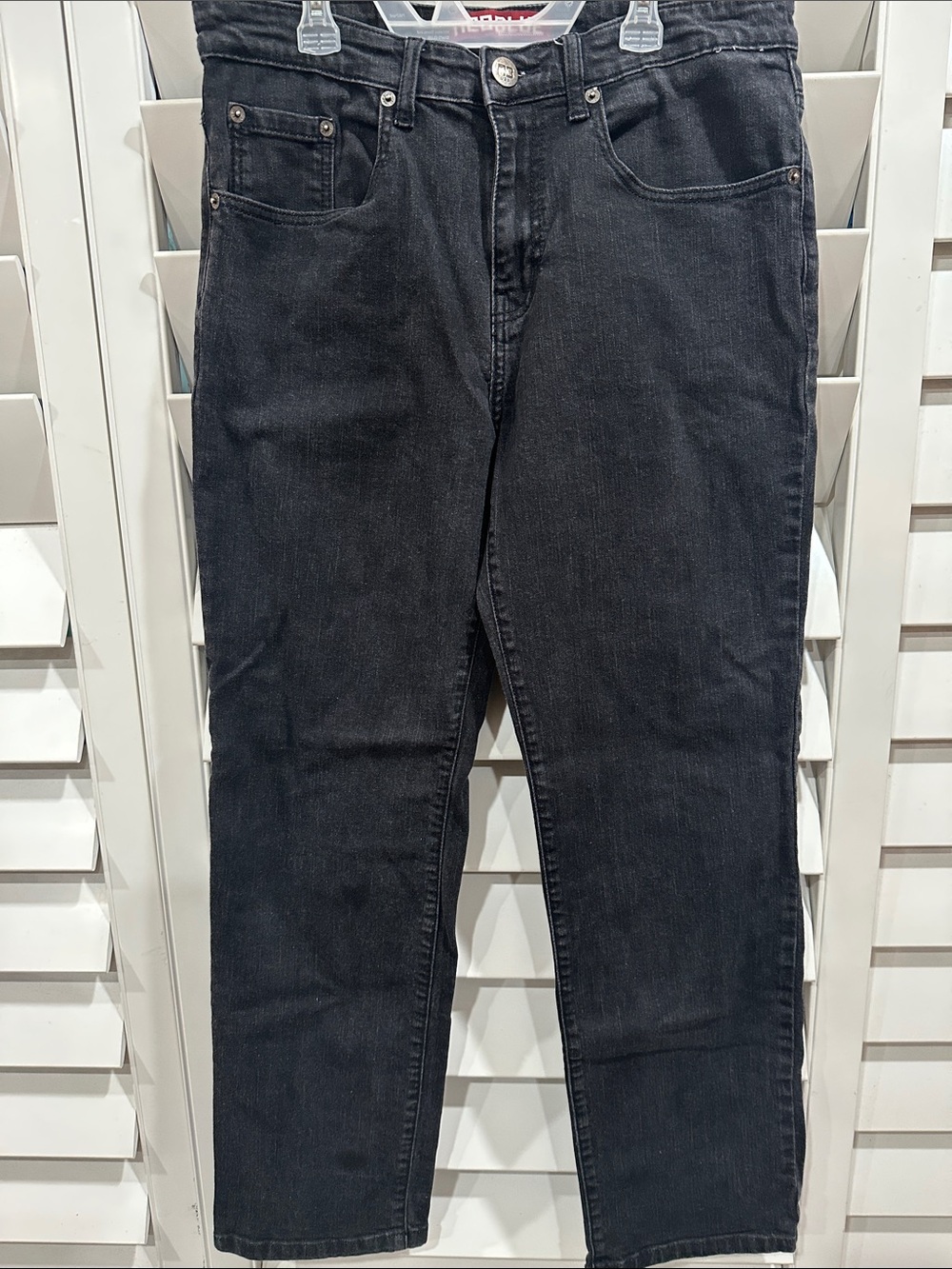 Slim Straight Black Men's Jeans